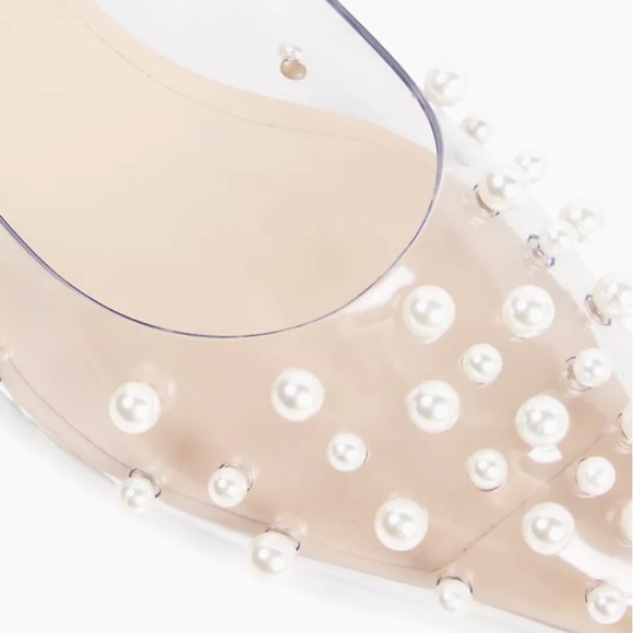 NWT Cult Gaia Roxy Pearl Vinyl Pumps - Picture 5 of 6